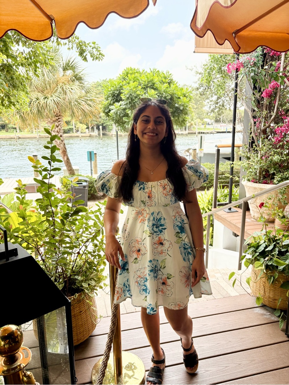 Floral Off-Shoulder Sundress